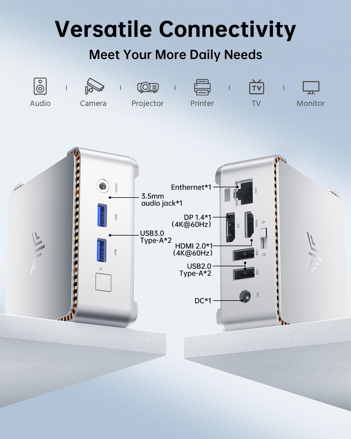 NiPoGi Mini PC 16GB RAM, Intel Celeron N5105 (up to 2.9 GHz) Mini